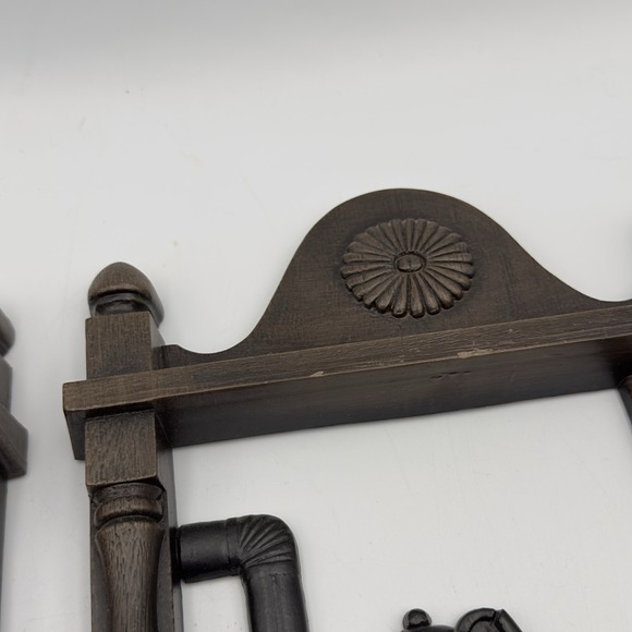 Vintage‎ 70's Homco Wall Hanging Plaques #7290 Country Living MCM Set Of 2 - Picture 5 of 7